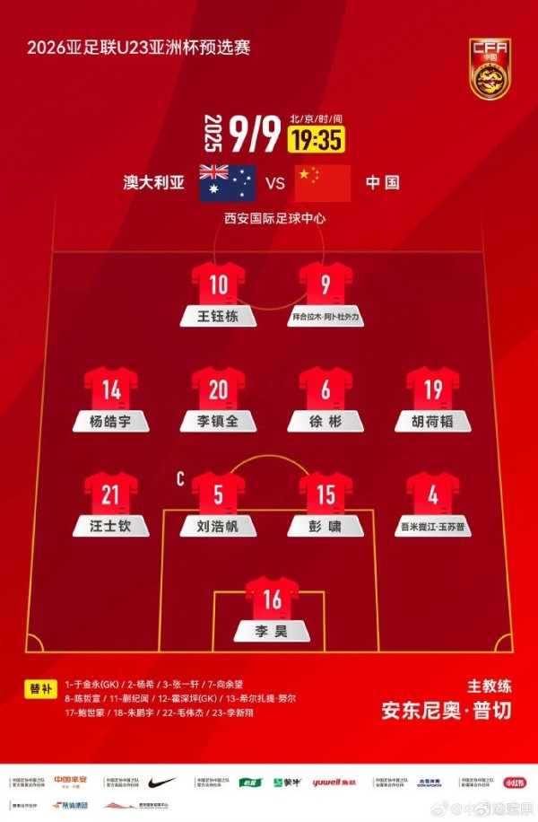 解说员谈U22男足：今天应是5后卫，正常踢肯定不是对手期待奇