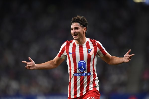 阿尔瓦雷斯为马竞出战13场欧冠进9球，超过在曼城的欧冠得分 