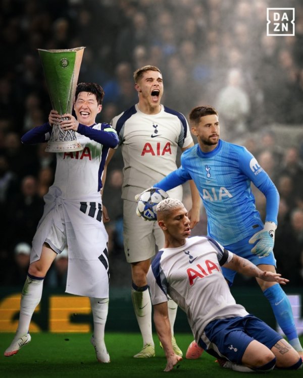 堡垒！热刺近22个欧战主场取得17胜5平0负：零封12场、净