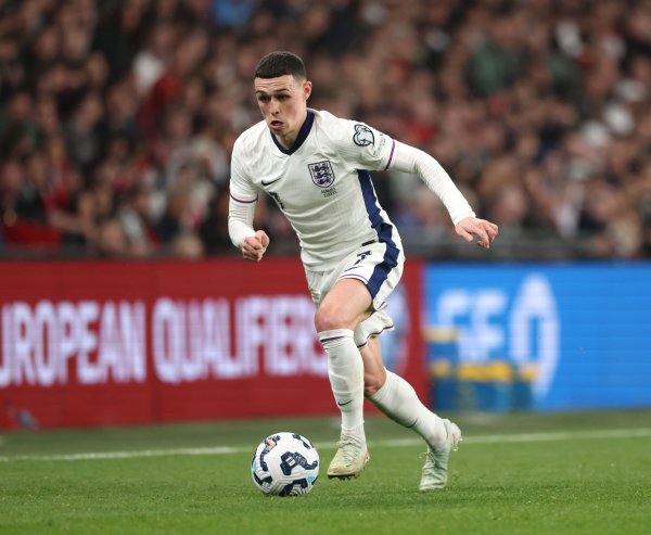 福登时隔两年多再次在英格兰队加入  得分  ，此前18场没有